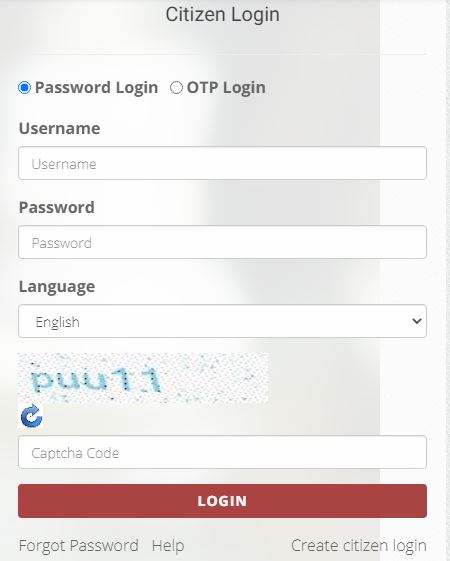 Assam Police Citizen Login