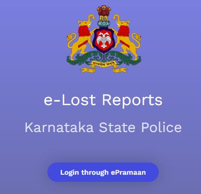 Bengaluru City Police Lost found Report