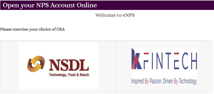 Open NPS Account online