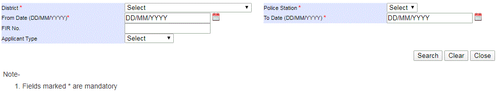 Odisha Police FIR copy download