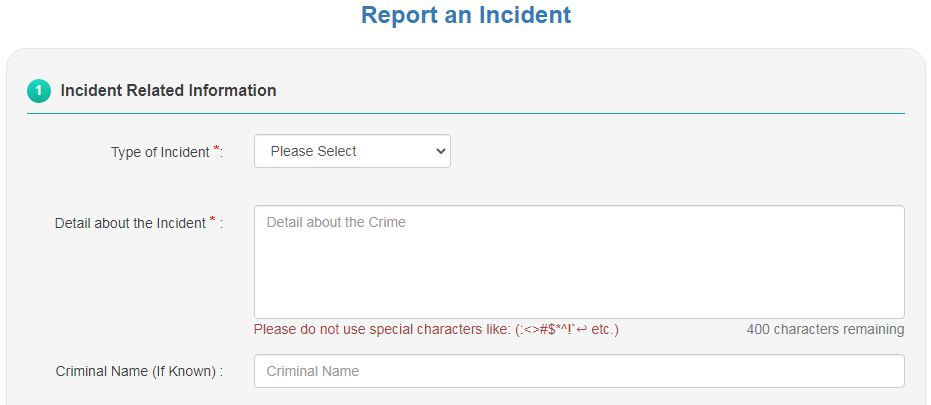 West Bengal Police Crime Report online